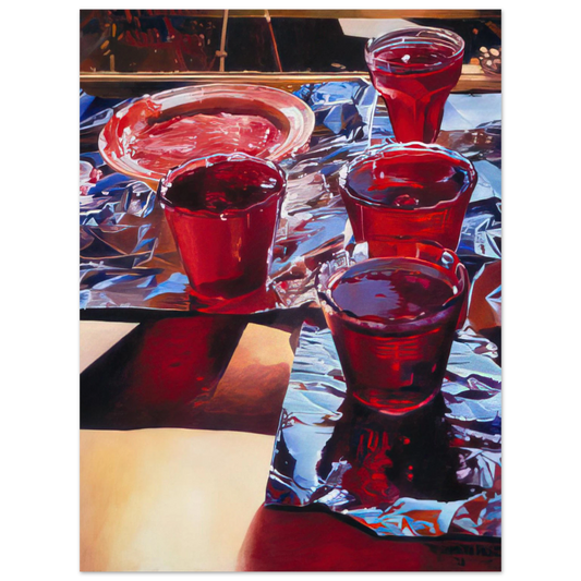 Mary Pratt - Red Currant Jelly - 1972  75x100 cm / 30x40inches Fine Art Poster