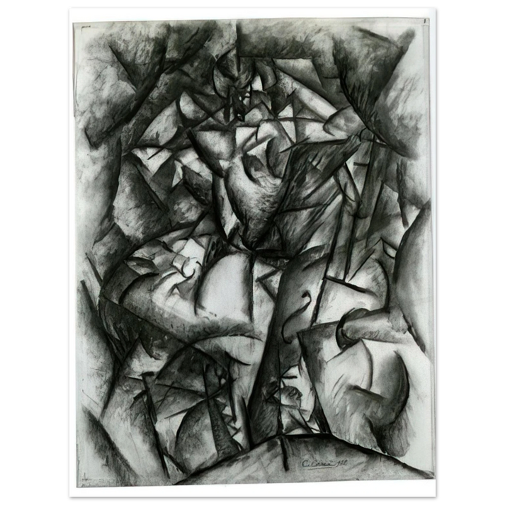 Carlo Carra - CONCERT CAFE 1912  75x100 cm / 30x40inches Fine Art Poster