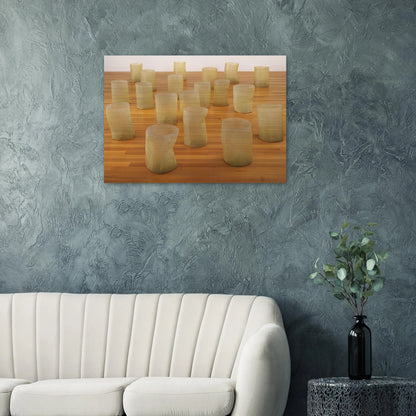 REPETITION NINETEEN III 1968 - Eva Hesse Brushed Aluminum Print - 70x100 cm / 28x40 inches | Eva Hesse Aluminum Print | Eva Hesse Prints