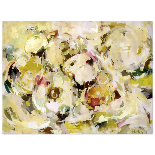 Audrey Flack - STILL LIFE WITH GRAPEFRUITS 1954  75x100 cm / 30x40inches Fine Art Poster
