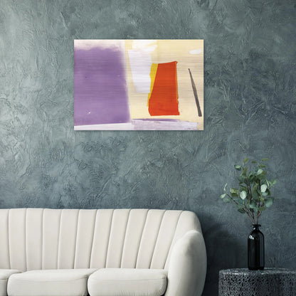 UNTITLED 1985 1 - Esteban Vicente Brushed Aluminum Print - 70x100 cm / 28x40 inches | Esteban Vicente Aluminum Print | Esteban Vicente Prints