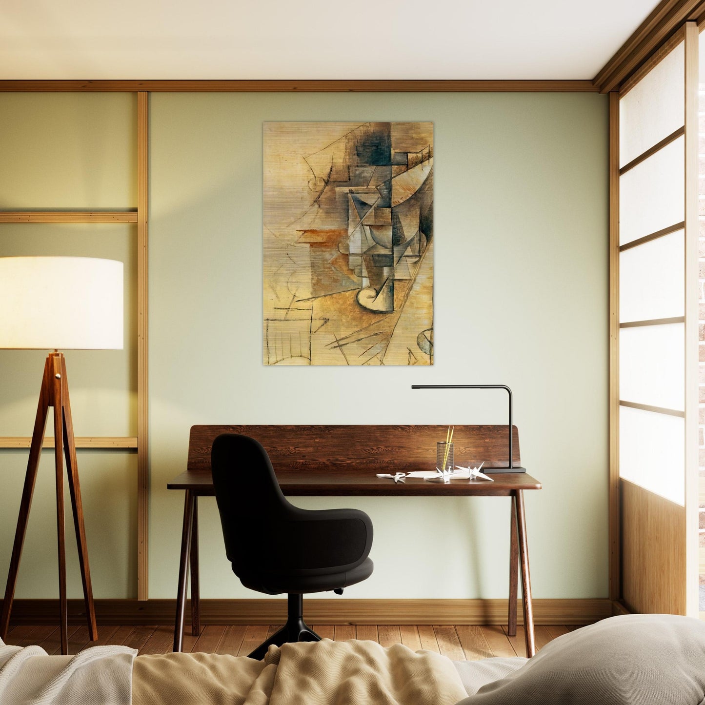 A glass - Pablo Picasso Brushed Aluminum Print - 70x100 cm / 28x40 inches | Pablo Picasso Aluminum Print | Pablo Picasso Prints