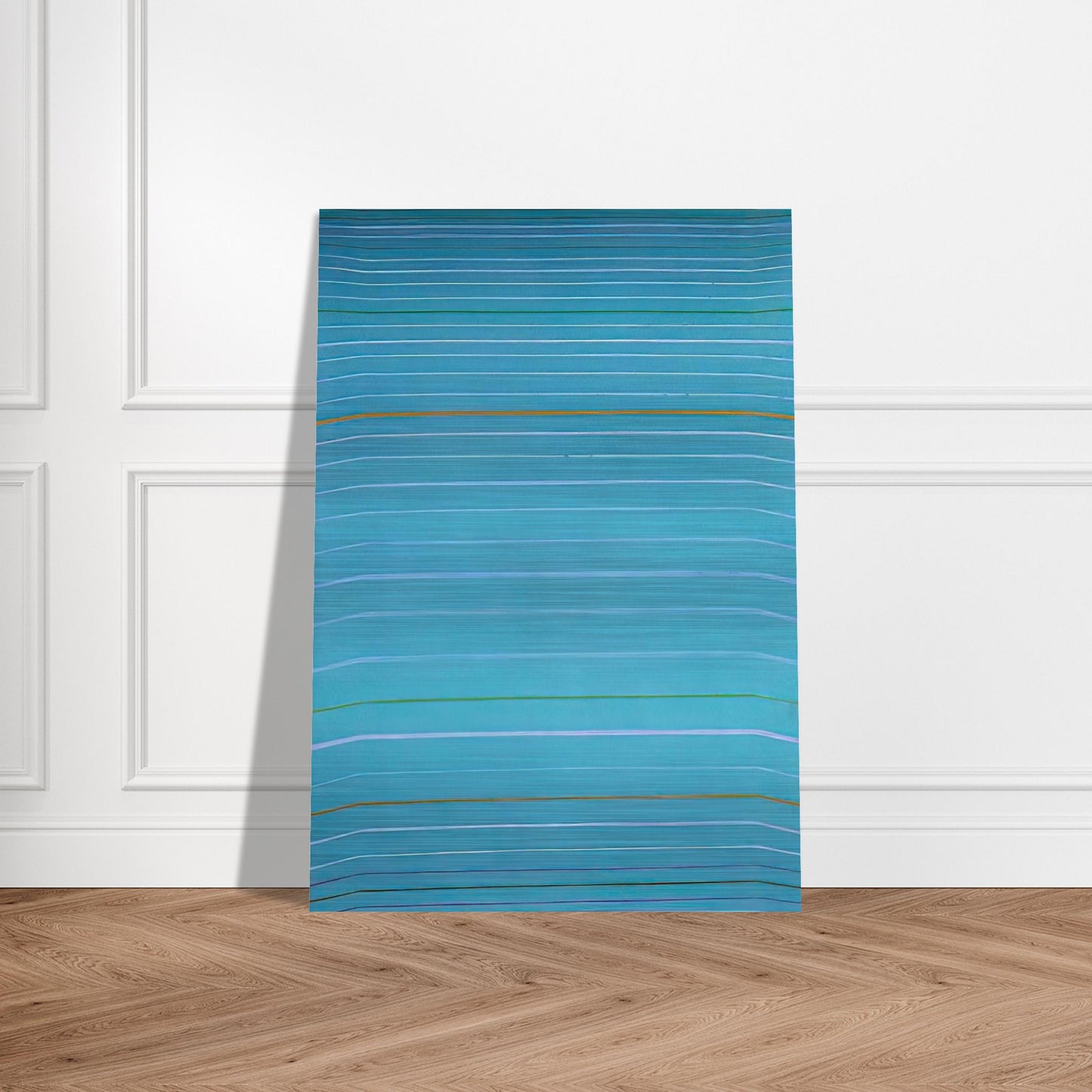 April 1961 - 1961 - John Hoyland Brushed Aluminum Print - 70x100 cm / 28x40 inches | John Hoyland Aluminum Print | John Hoyland Prints