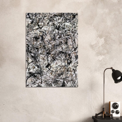 CATHEDRAL 1947 - Jackson Pollock Brushed Aluminum Print - 70x100 cm / 28x40 inches | Jackson Pollock Aluminum Print | Jackson Pollock Prints
