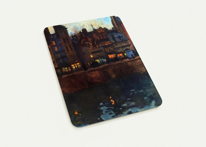 PIER OF LE HAVRE IN THE EVENING 1901 By Raoul Dufy Pack of 10 Post Cards | Raoul Dufy Post Cards | A6 (10.5 x 14.8 cm) - 4.1 x 5.8 inches