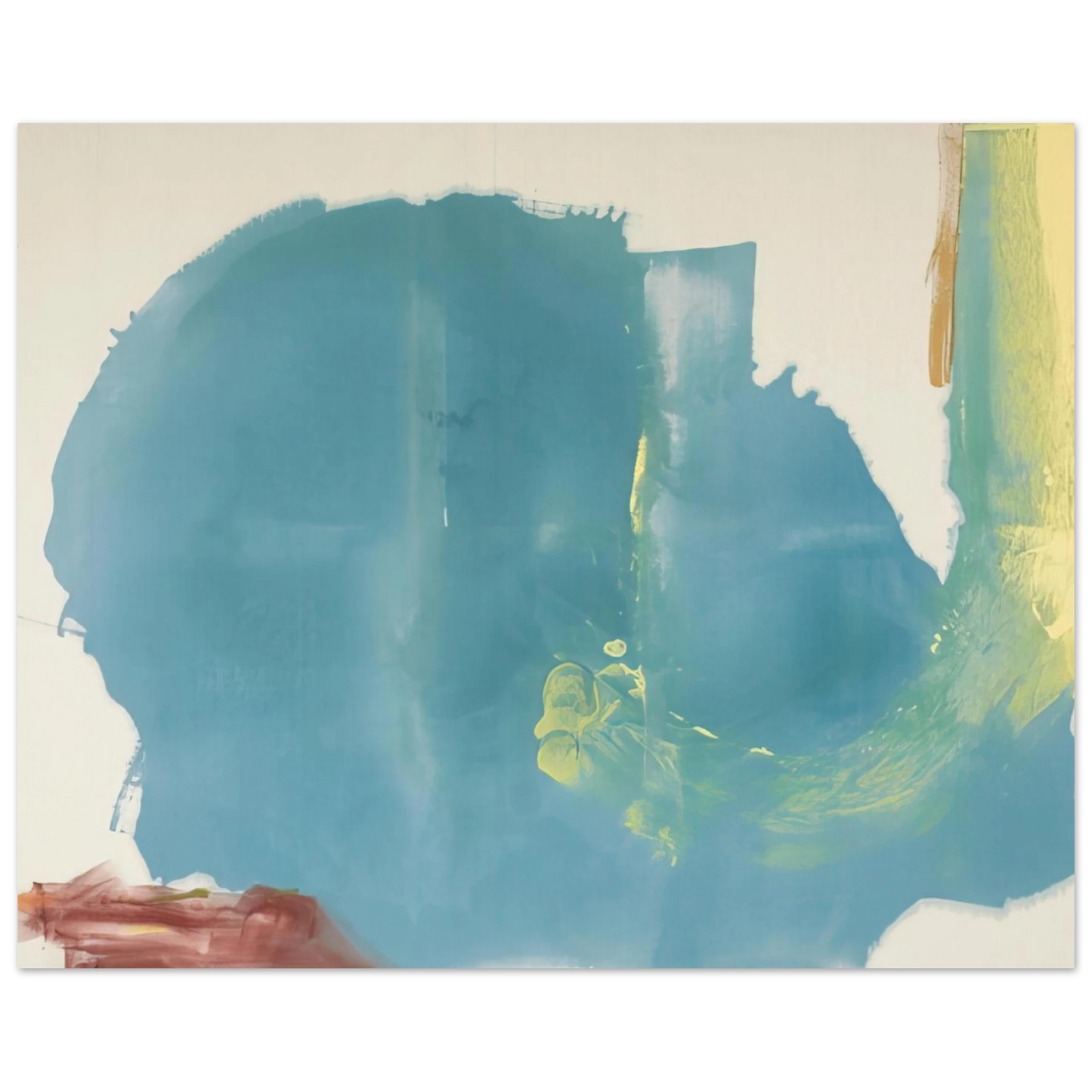Helen Frankenthaler - Where Necessary - 1977 Wall art - 30x40 cm / 12x16 inches - Fine Art Poster-canvas - -