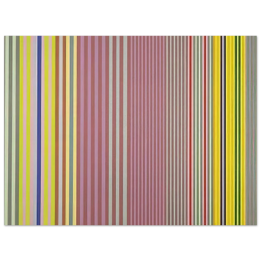 Gene Davis - Halifax - 1969  75x100 cm / 30x40inches Fine Art Poster