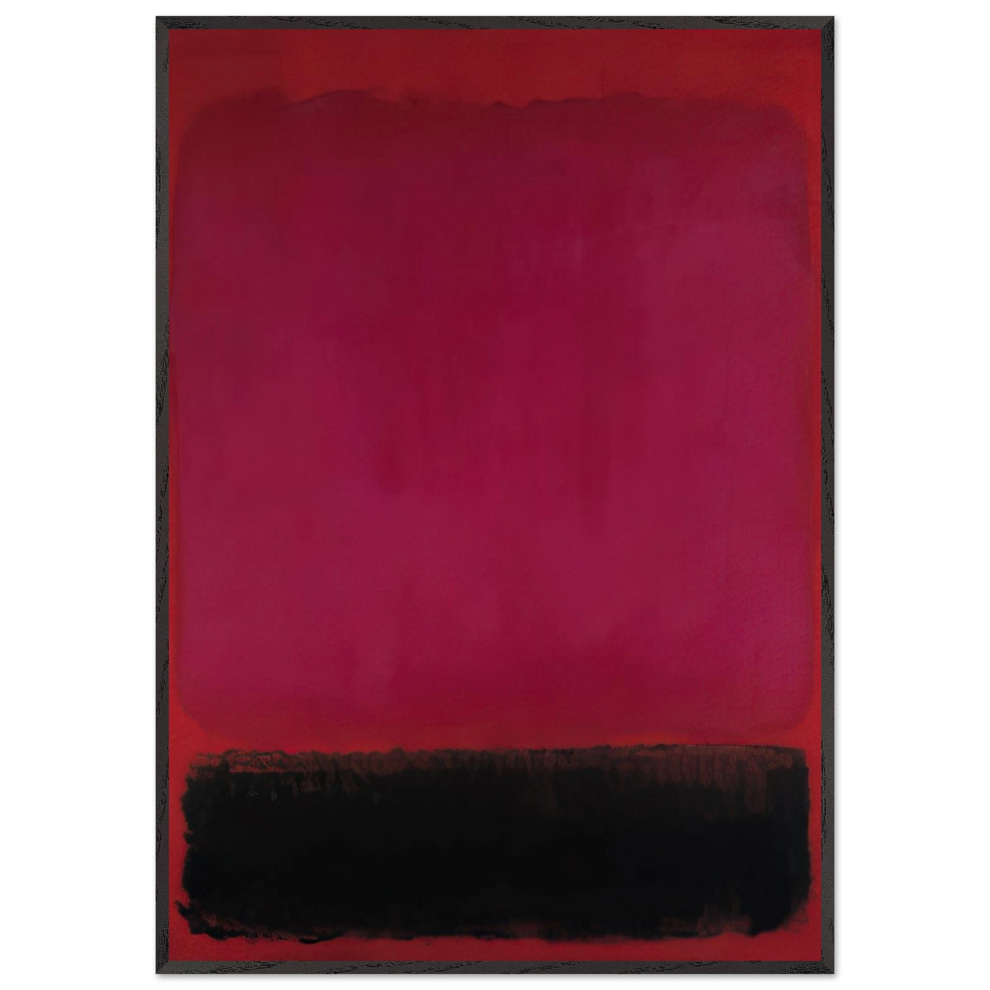 Helen Frankenthaler - Untitled - 1967 Wall art - 30x40 cm / 12x16 inches - Premium Wooden Framed Poster With Fine Art Paper-canvas - Black frame
