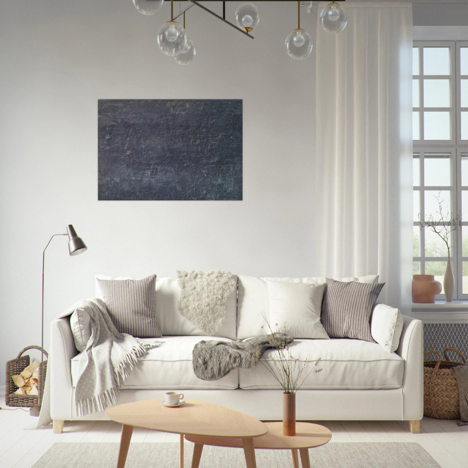 Panorama - Cy Twombly Brushed Aluminum Print - 70x100 cm / 28x40 inches | Cy Twombly Aluminum Print | Cy Twombly Prints