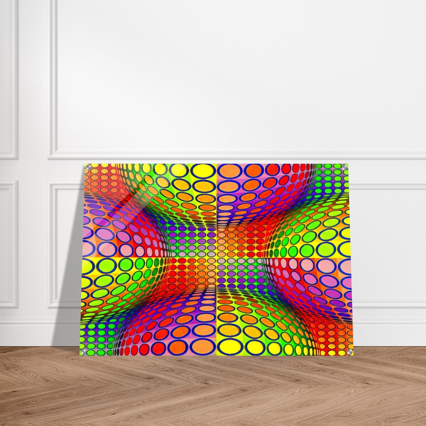 Vega-Lep - 1970 - Victor Vasarely Acrylic Print - 70x100 cm / 28x40″ inches | Victor Vasarely Wall Art | Victor Vasarely Prints