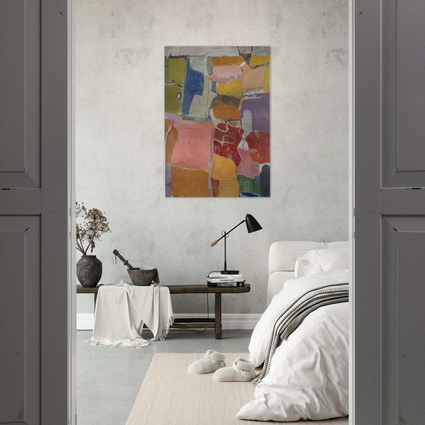 Urbana - Richard Diebenkorn Brushed Aluminum Print - 70x100 cm / 28x40 inches | Richard Diebenkorn Aluminum Print | Richard Diebenkorn Prints