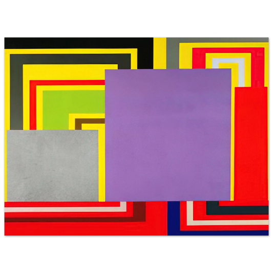 Peter Halley - Cartoon Network - 1997  75x100 cm / 30x40inches Fine Art Poster