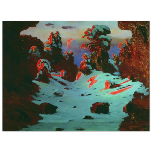 Arkhyp Kuindzhi - Sunset Effect  75x100 cm / 30x40inches Fine Art Poster