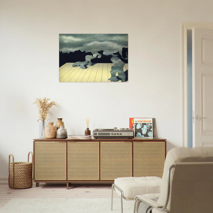 THE MUSCLES OF THE SKY 1927 - Rene Magritte Brushed Aluminum Print - 70x100 cm / 28x40 inches | Rene Magritte Aluminum Print | Rene Magritte Prints
