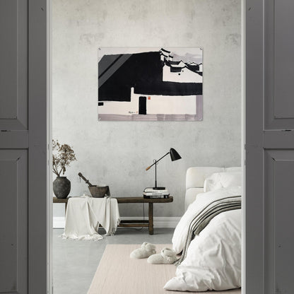 A Big Manor - 2001 - Wu Guanzhong Acrylic Print - 70x100 cm / 28x40″ inches