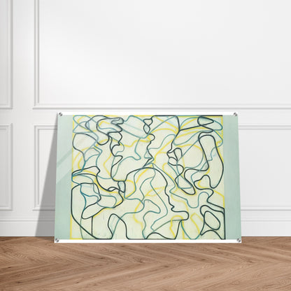 Second Letter Zen Spring - 2009 - Brice Marden Acrylic Print - 70x100 cm / 28x40″ inches