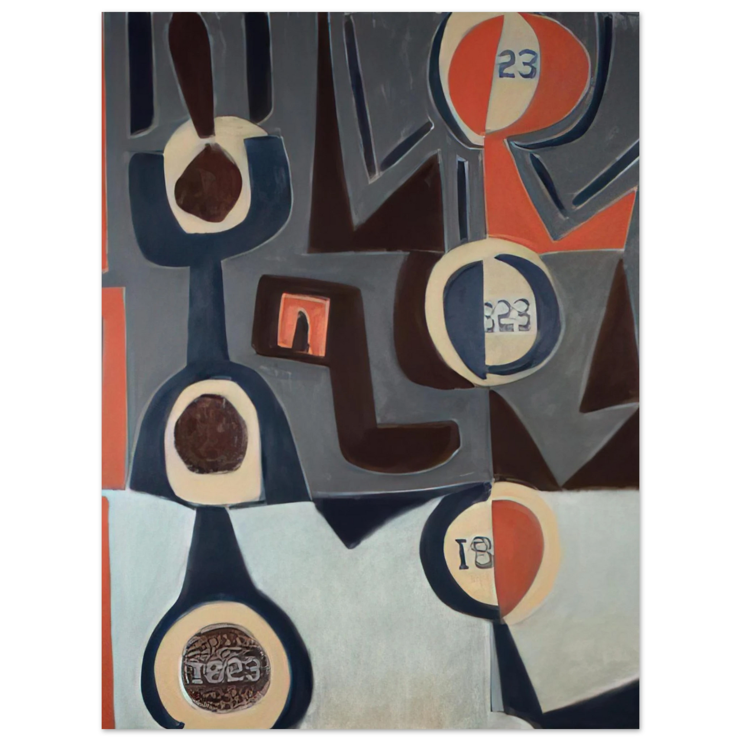 Will Barnet - 1823 - 2008 United States  75x100 cm / 30x40inches Fine Art Poster