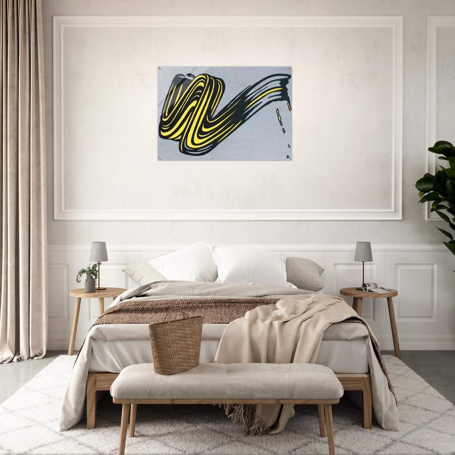 BRUSHSTROKE 1965 0 - Roy Lichtenstein Acrylic Print - 70x100 cm / 28x40″ inches | Roy Lichtenstein Wall Art | Roy Lichtenstein Prints