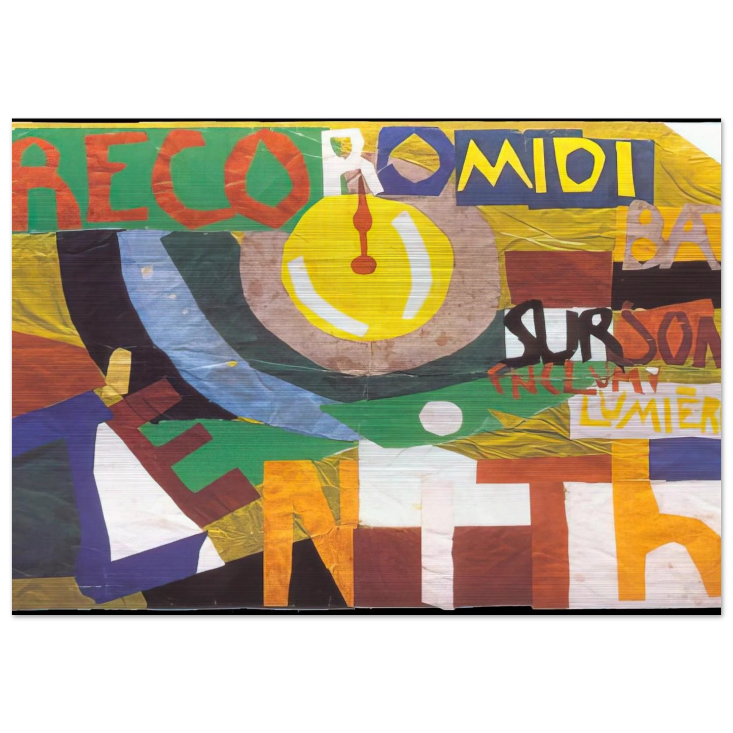 ZENITH - Sonia Delaunay Brushed Aluminum Print - 70x100 cm / 28x40 inches | Sonia Delaunay Aluminum Print | Sonia Delaunay Prints