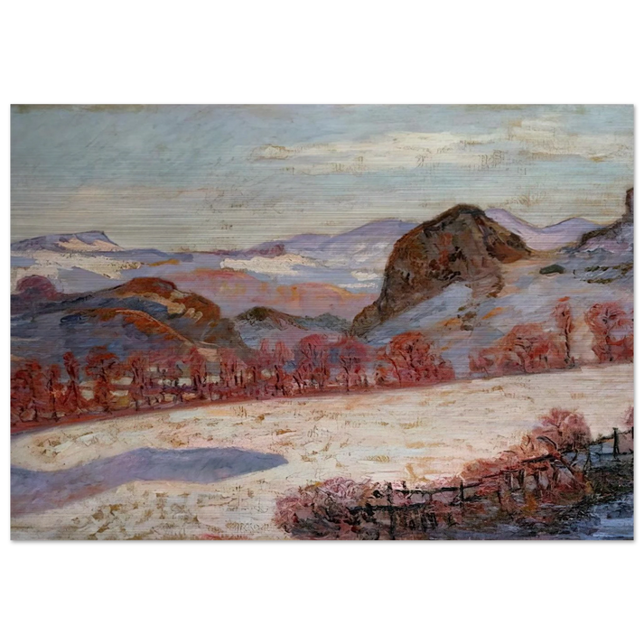 Saint-Sauves-d'Auvergne - 1900 France - Armand Guillaumin Brushed Aluminum Print - 70x100 cm / 28x40 inches | Armand Guillaumin Aluminum Print | Armand Guillaumin Prints