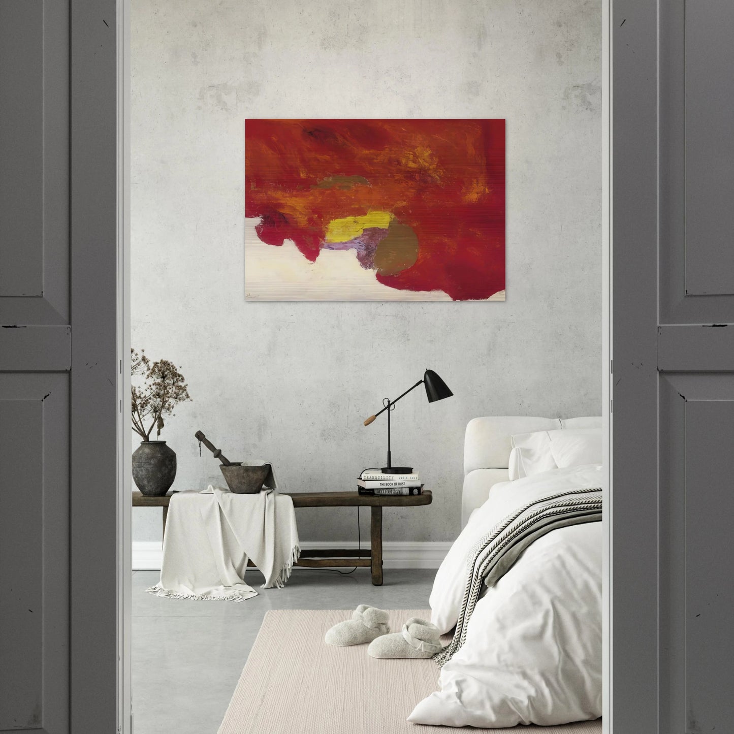 Byzantium III - 1958 - Theodoros Stamos Brushed Aluminum Print - 70x100 cm / 28x40 inches | Theodoros Stamos Aluminum Print | Theodoros Stamos Prints