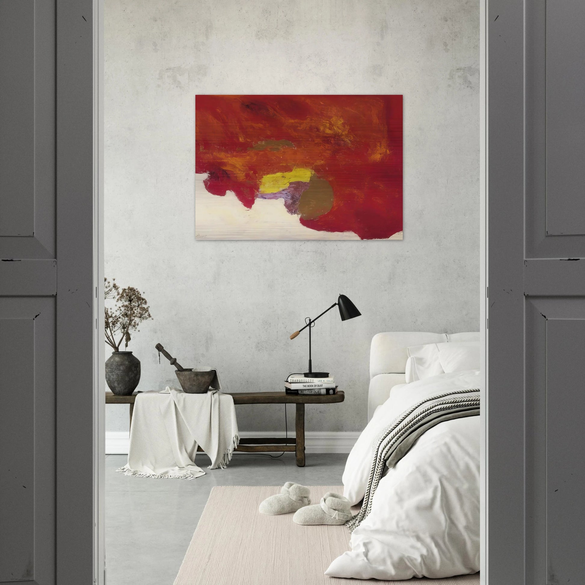 Byzantium III - 1958 - Theodoros Stamos Brushed Aluminum Print - 70x100 cm / 28x40 inches | Theodoros Stamos Aluminum Print | Theodoros Stamos Prints