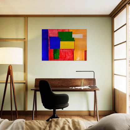 To Miz - Pax Vobiscum - Hans Hofmann Brushed Aluminum Print - 70x100 cm / 28x40 inches | Hans Hofmann Aluminum Print | Hans Hofmann Prints