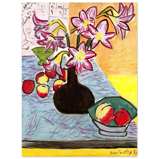 Henri Matisse - VASE OF AMARYLLIS 1941  75x100 cm / 30x40inches Fine Art Poster
