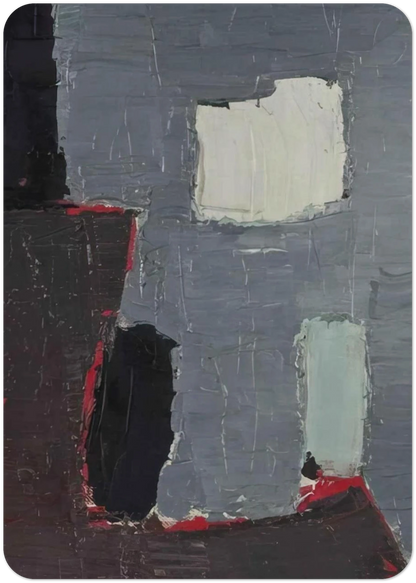 Composition - 1950 By Nicolas de Stael Pack of 10 Post Cards | Nicolas de Stael Post Cards | A6 (10.5 x 14.8 cm) - 4.1 x 5.8 inches