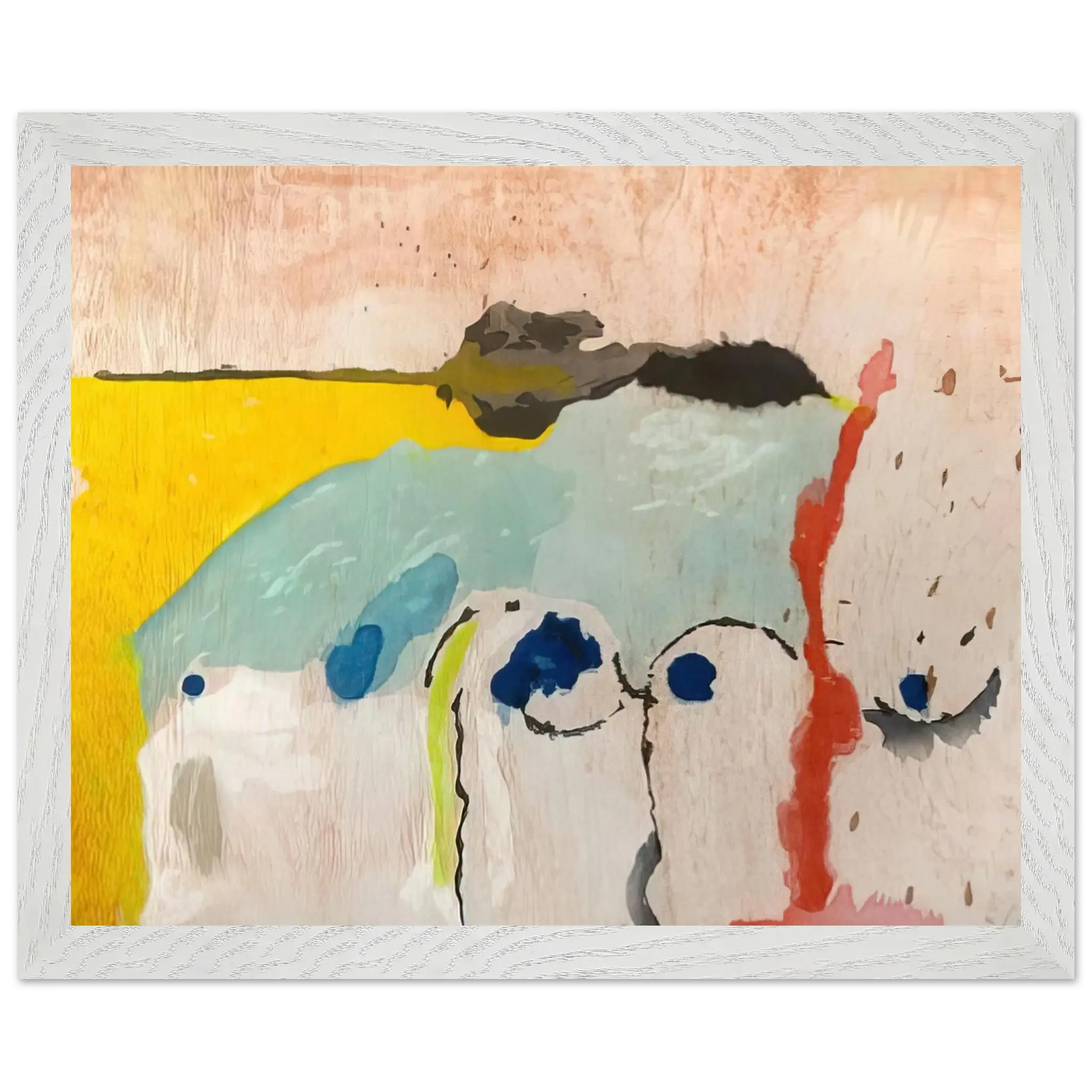 Helen Frankenthaler - Tales of Genji I - 1998 Wall art - 40x50 cm / 16x20 Inches - Fine Art Poster - -