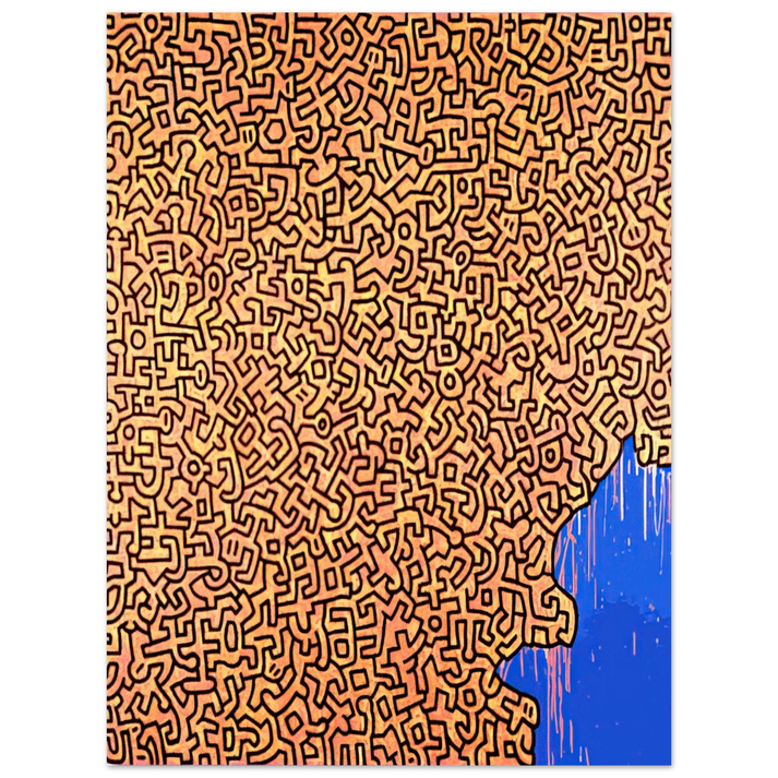 Keith Haring - BRAZIL 1989  75x100 cm / 30x40inches Fine Art Poster