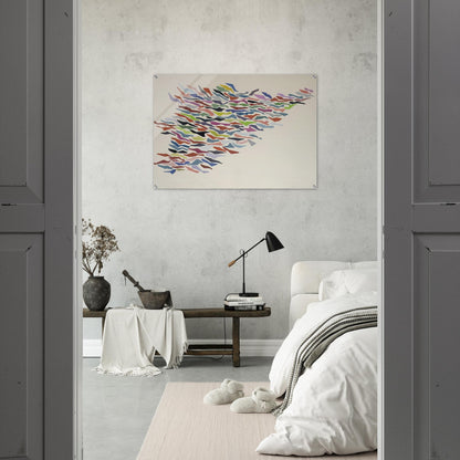 Variables with Color - Post-Painterly Abstraction - Robert Goodnough Acrylic Print - 70x100 cm / 28x40″ inches