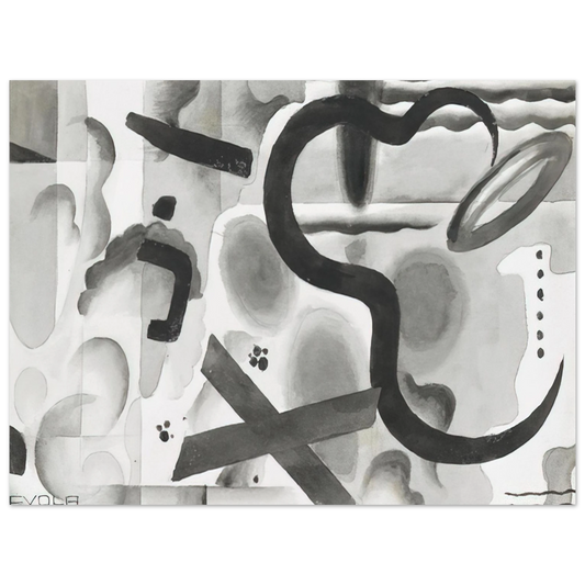 Julius Evola - Untitled - Dada  75x100 cm / 30x40inches Fine Art Poster