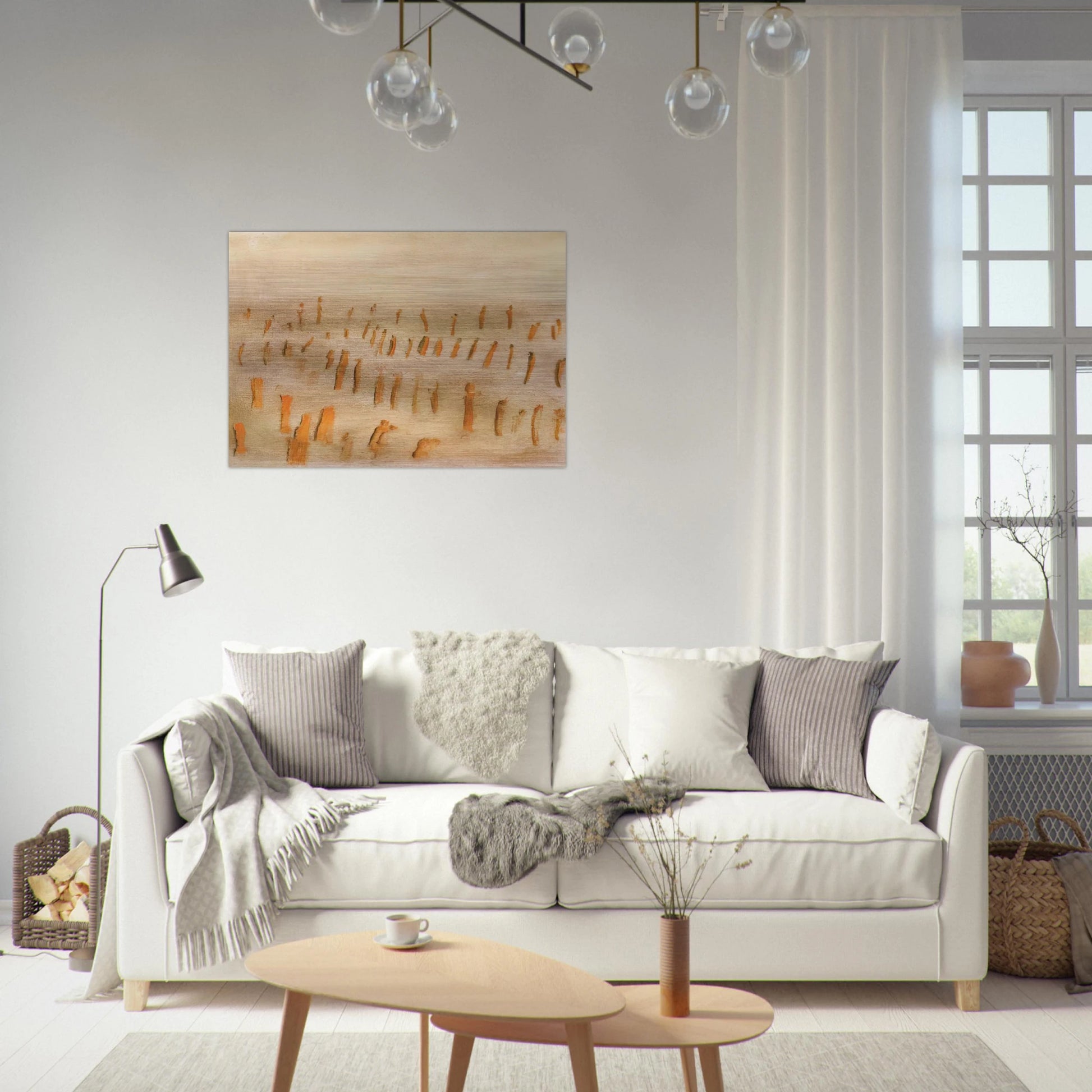 UNTITLED 3 - Henri Michaux Brushed Aluminum Print - 70x100 cm / 28x40 inches | Henri Michaux Aluminum Print | Henri Michaux Prints