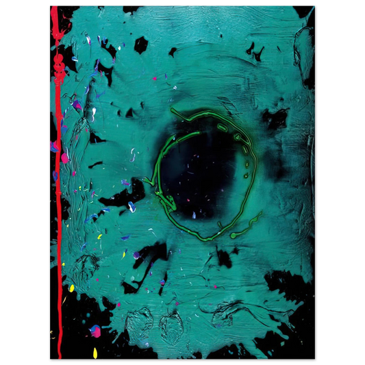 John Hoyland - Eyes That Dream - 20.3.08 Clifford Dies - 2008  75x100 cm / 30x40inches Fine Art Poster