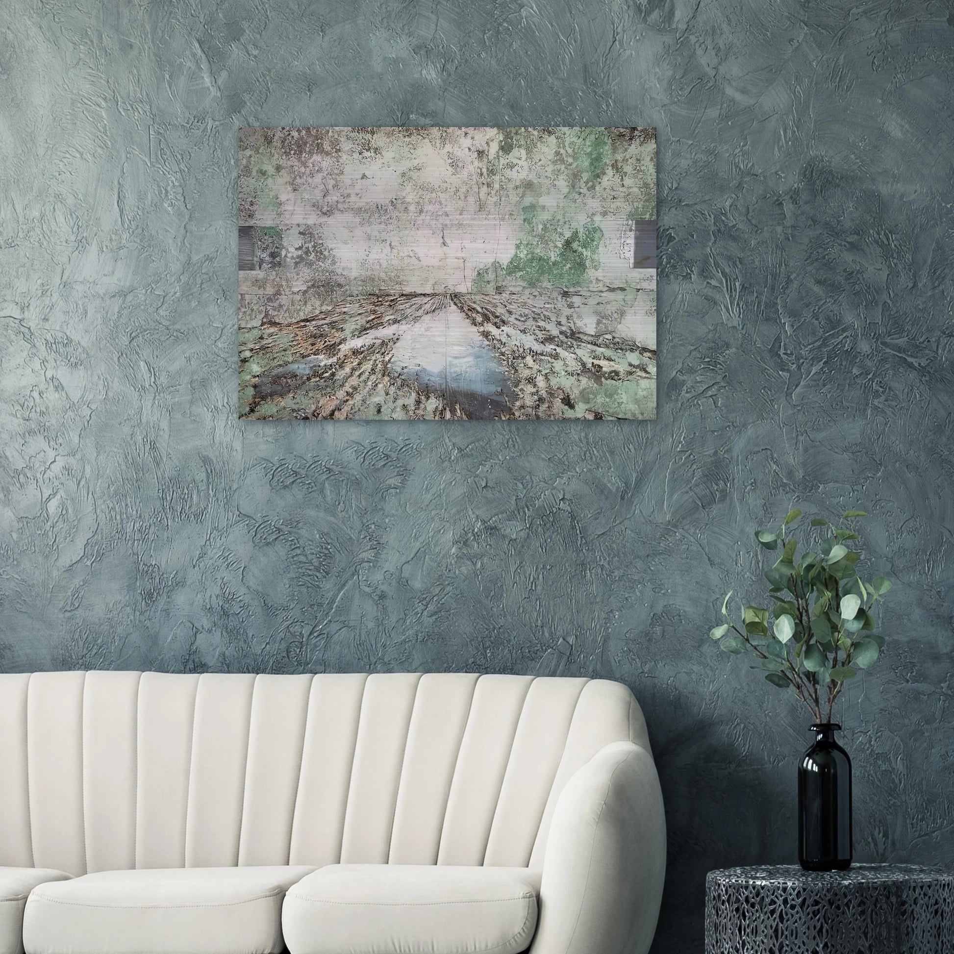 THE LAND OF THE TWO RIVERS ZWEISTROMLAND 1995 - Anselm Kiefer Brushed Aluminum Print - 70x100 cm / 28x40 inches | Anselm Kiefer Aluminum Print | Anselm Kiefer Prints