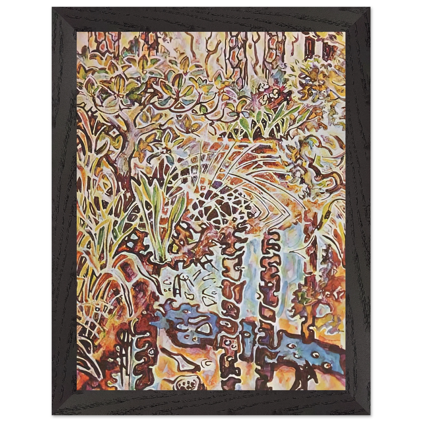 Walter Inglis Anderson - Walter Anderson Wall art - 15x20 cm / 6x8 inches - Premium Wooden Framed Poster With Fine Art Paper-canvas - White frame