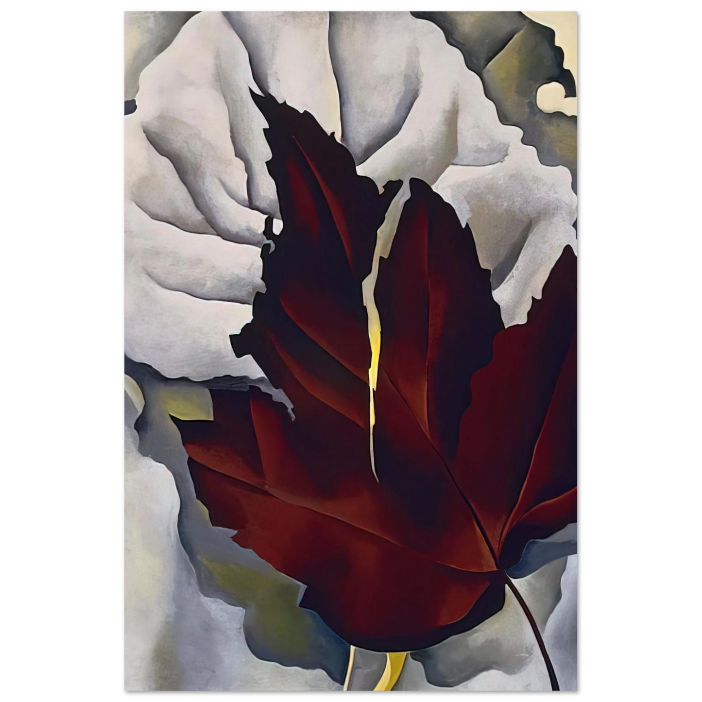 Georgia O'Keeffe - Pattern of Leaves Fine Art Poster