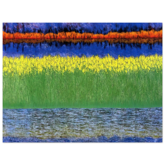 Jimmy Ernst - Sea of Grass - 1982  75x100 cm / 30x40inches Fine Art Poster