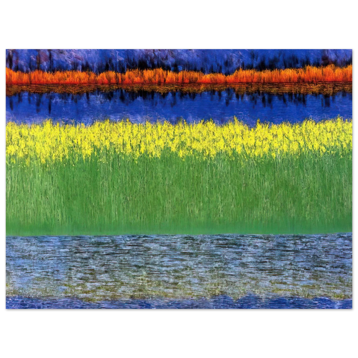 Jimmy Ernst - Sea of Grass - 1982  75x100 cm / 30x40inches Fine Art Poster