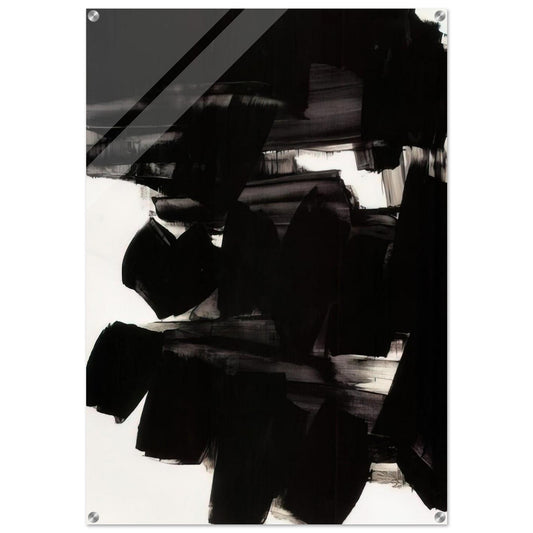 Peinture 260 x 202 cm, 19 juin 1963 - 1963 - Pierre Soulages Acrylic Print - 70x100 cm / 28x40″ inches | Pierre Soulages Wall Art | Pierre Soulages Prints
