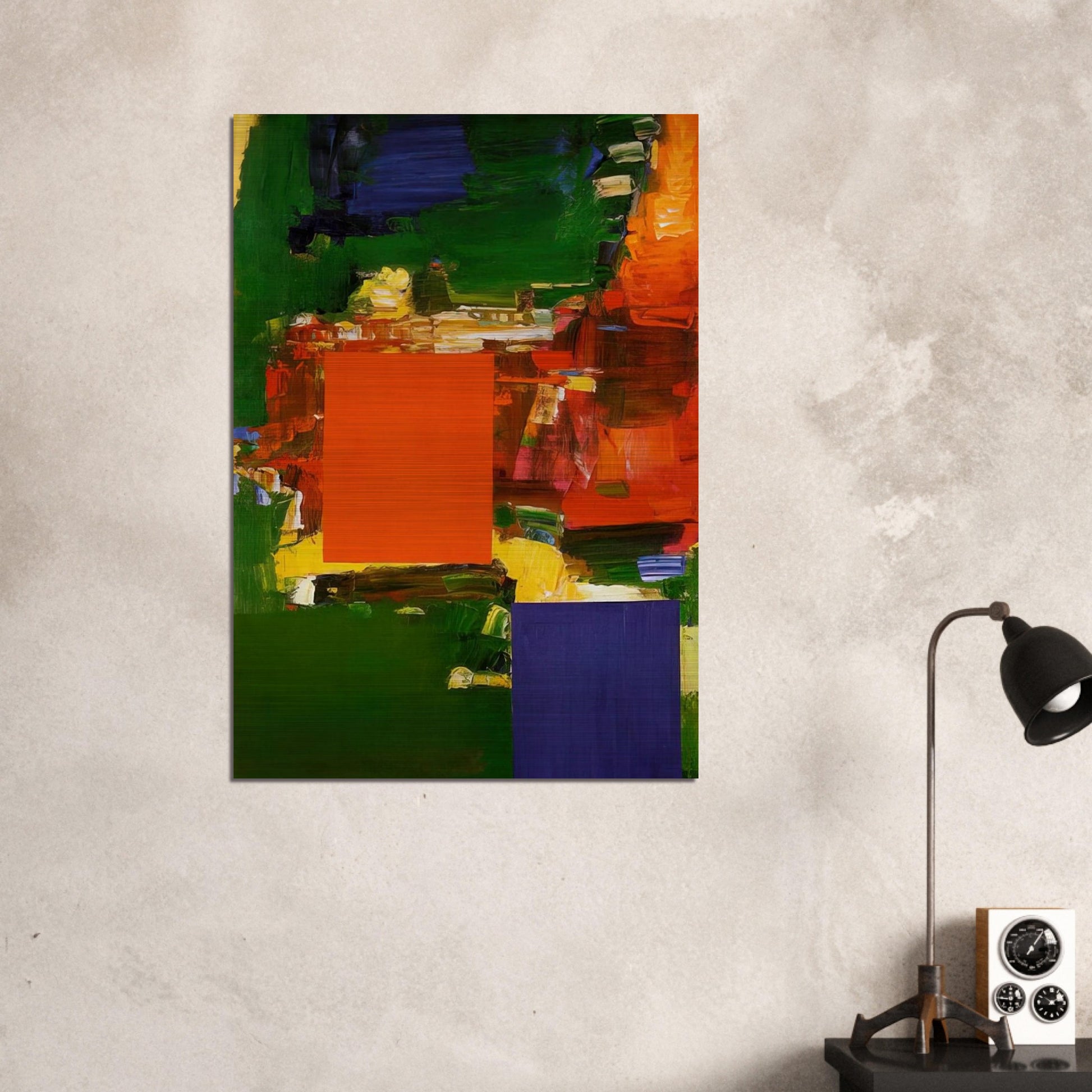 Olive Grove - Hans Hofmann Brushed Aluminum Print - 70x100 cm / 28x40 inches | Hans Hofmann Aluminum Print | Hans Hofmann Prints