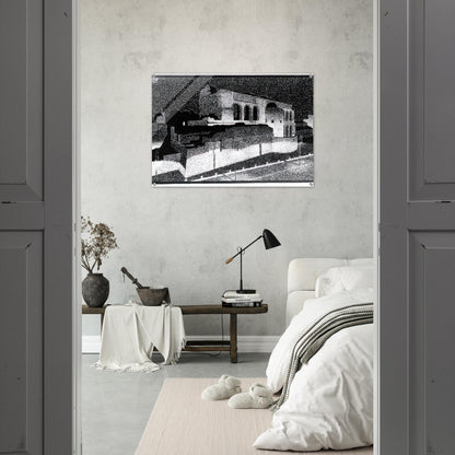 NOCTURNAL ROME BASILICA OF CONSTANTINE - MC Escher Acrylic Print - 70x100 cm / 28x40″ inches | MC Escher Wall Art | MC Escher Prints