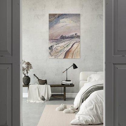 Bulli Pier, South Coast - 1931 - Grace Cossington Smith Brushed Aluminum Print - 70x100 cm / 28x40 inches | Grace Cossington Smith Aluminum Print | Grace Cossington Smith Prints