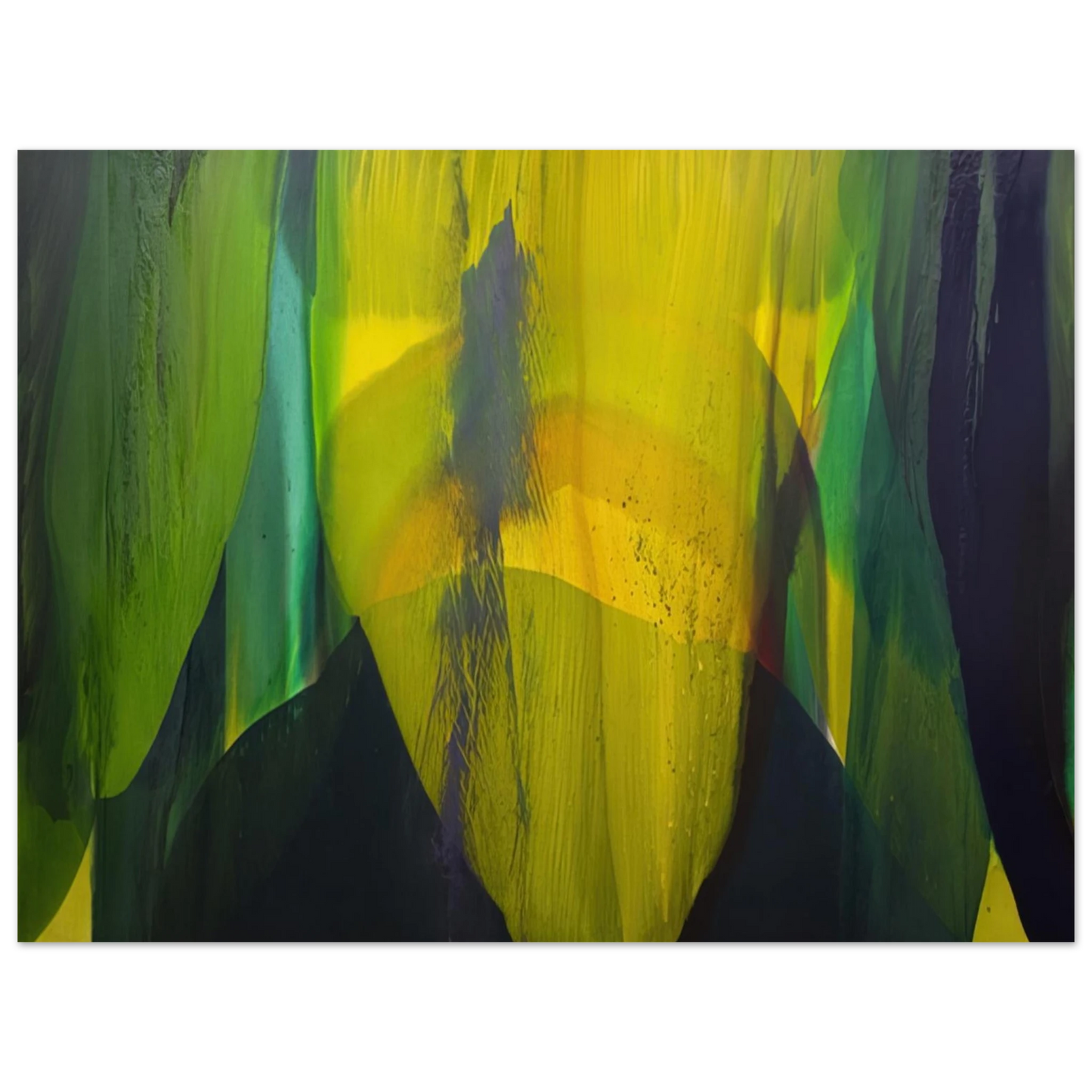 Paul Jenkins - Phenomena Lasting Dawn - 1977  75x100 cm / 30x40inches Fine Art Poster