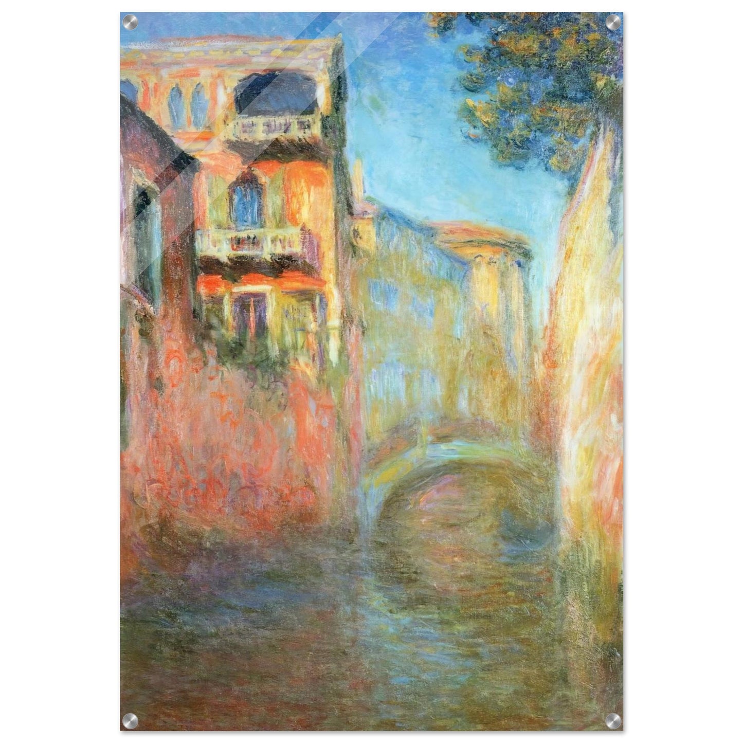 Rio della Salute - claude monet Acrylic Print - 70x100 cm / 28x40″ inches
