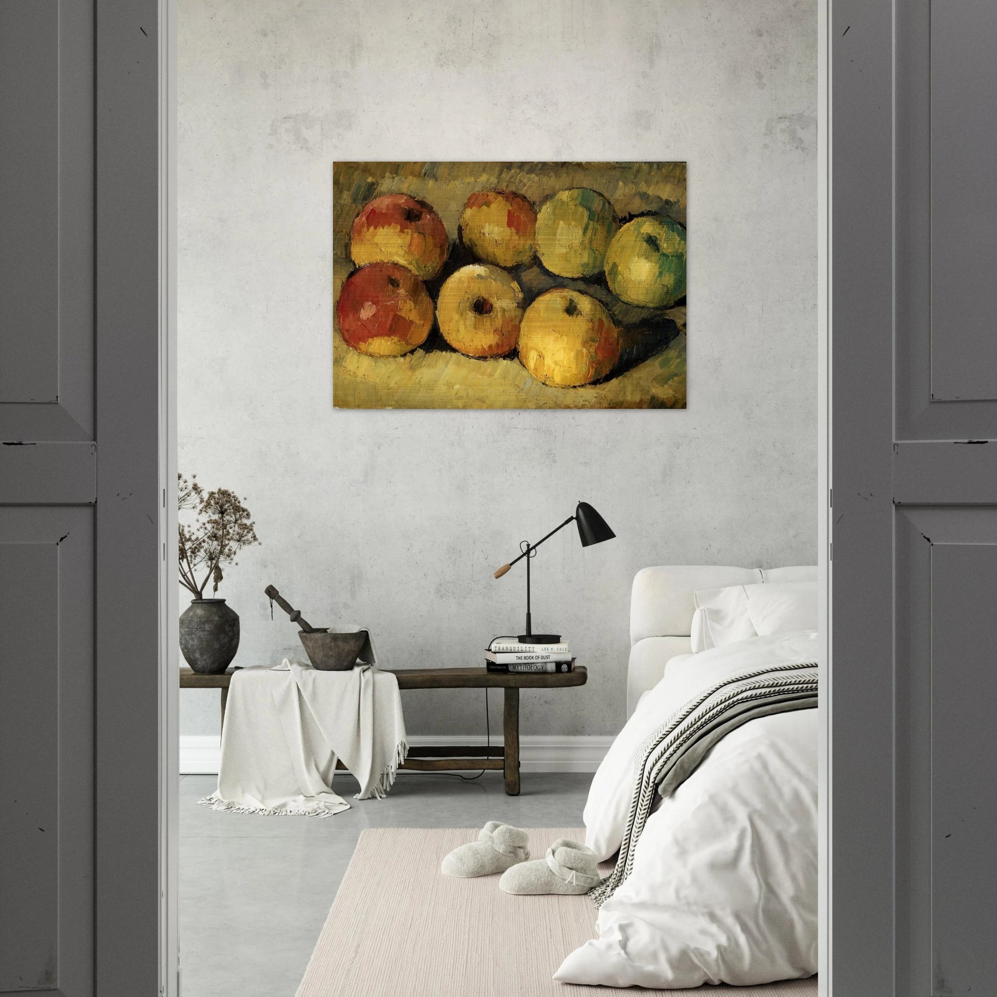 Apples - Paul Cézanne Brushed Aluminum Print - 70x100 cm / 28x40 inches | Paul Cézanne Aluminum Print | Paul Cézanne Prints