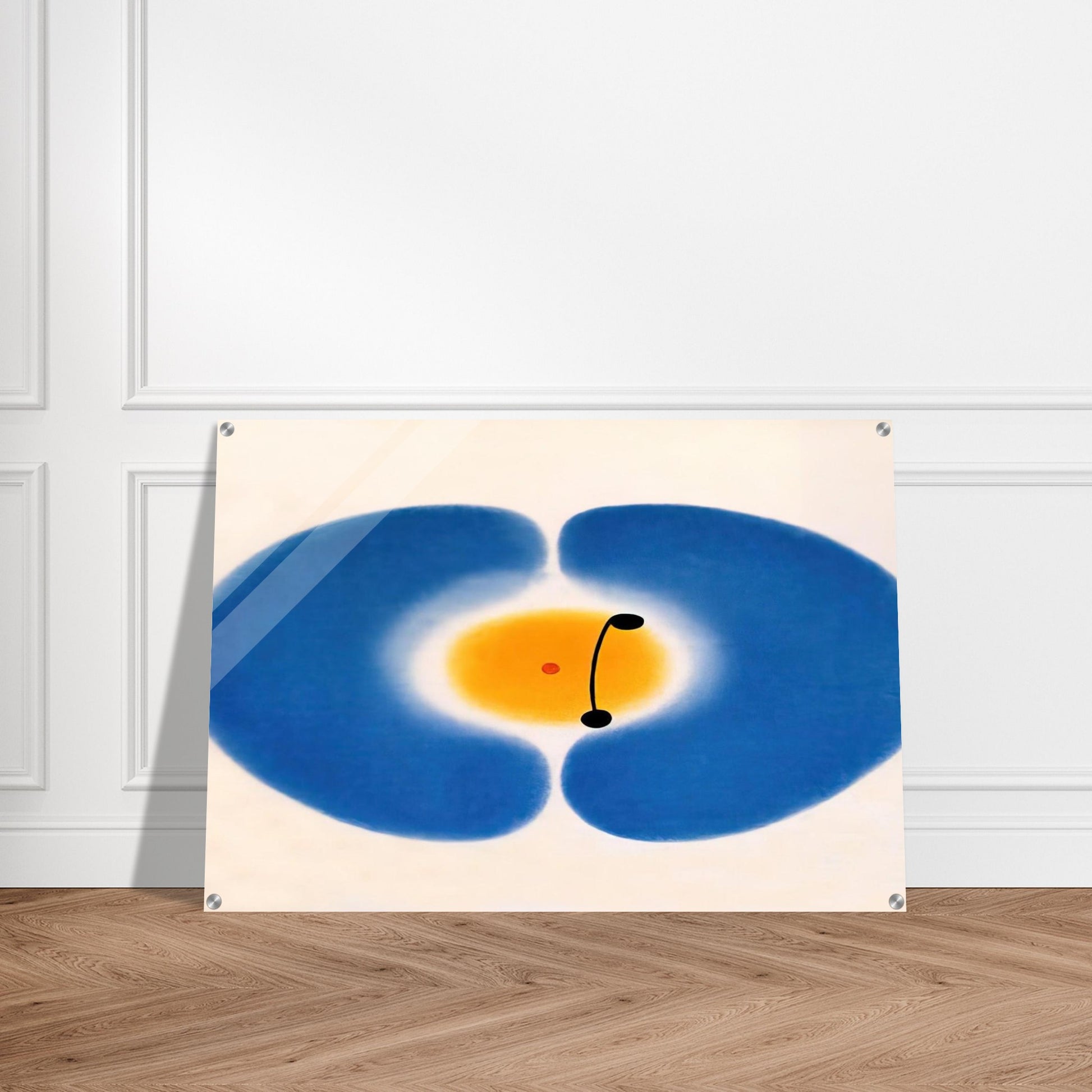 BLUE MANDALA 1978 - Victor Pasmore Acrylic Print - 70x100 cm / 28x40″ inches