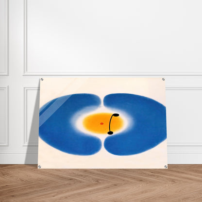 BLUE MANDALA 1978 - Victor Pasmore Acrylic Print - 70x100 cm / 28x40″ inches