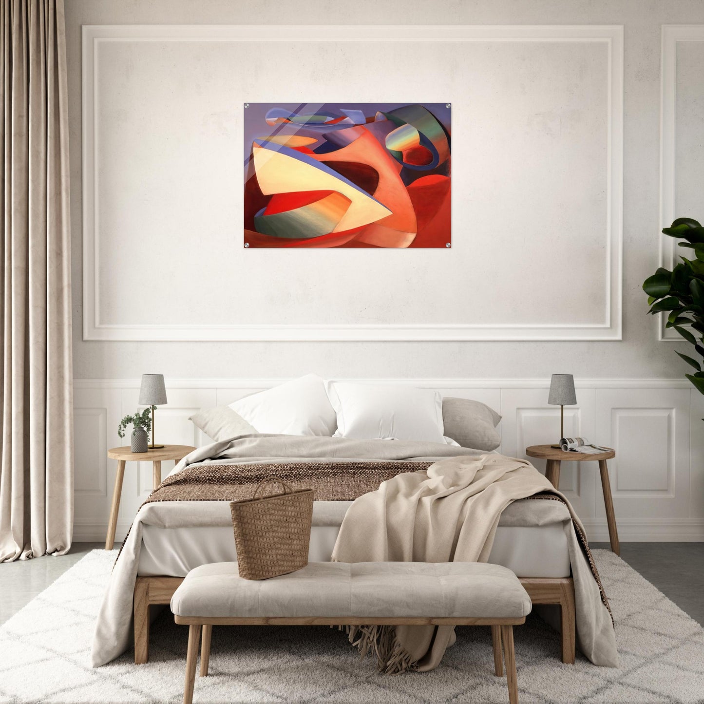 Lutte as Ciel - 1937 - John Ferren Acrylic Print - 70x100 cm / 28x40″ inches
